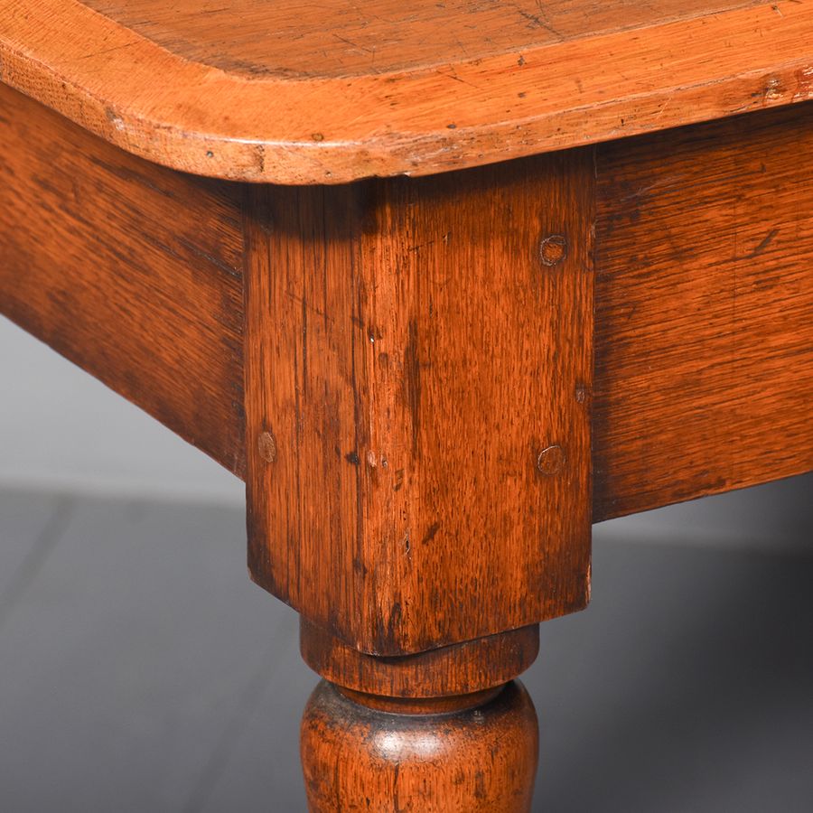 Antique Victorian Oak Side Table