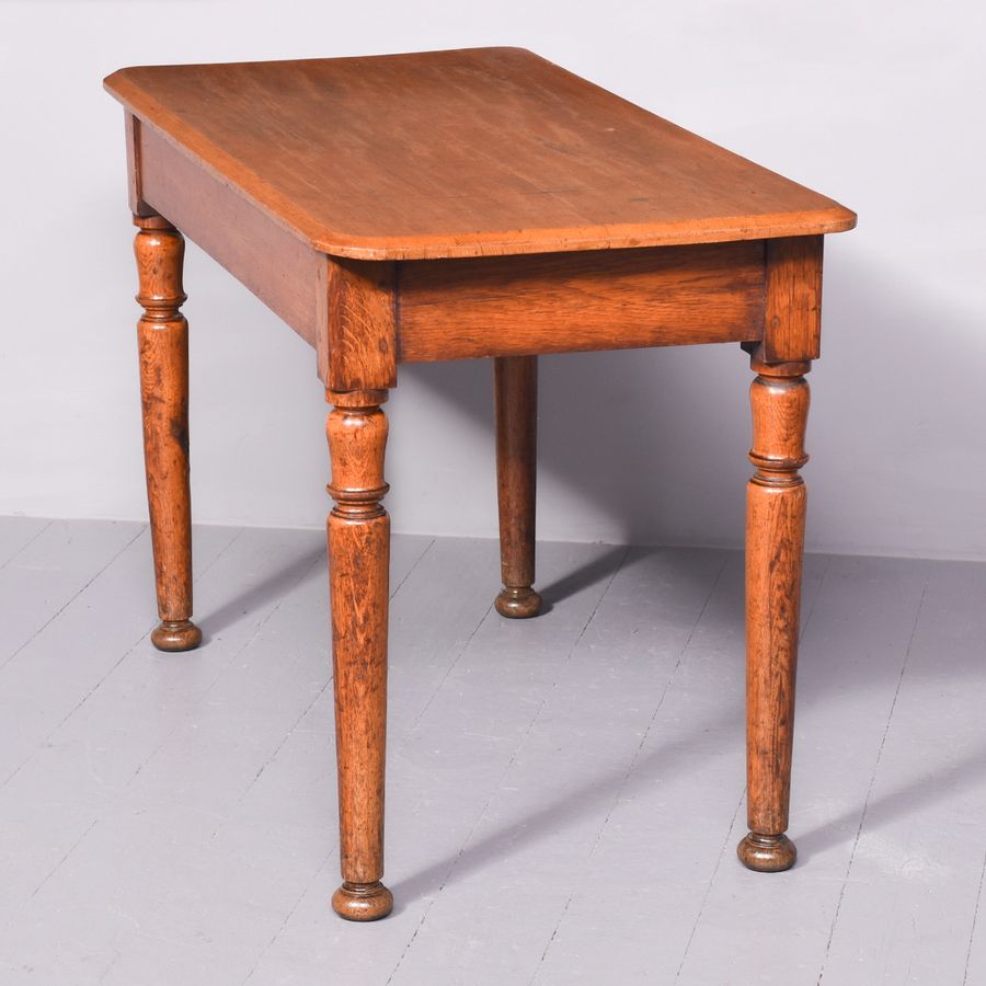 Antique Victorian Oak Side Table