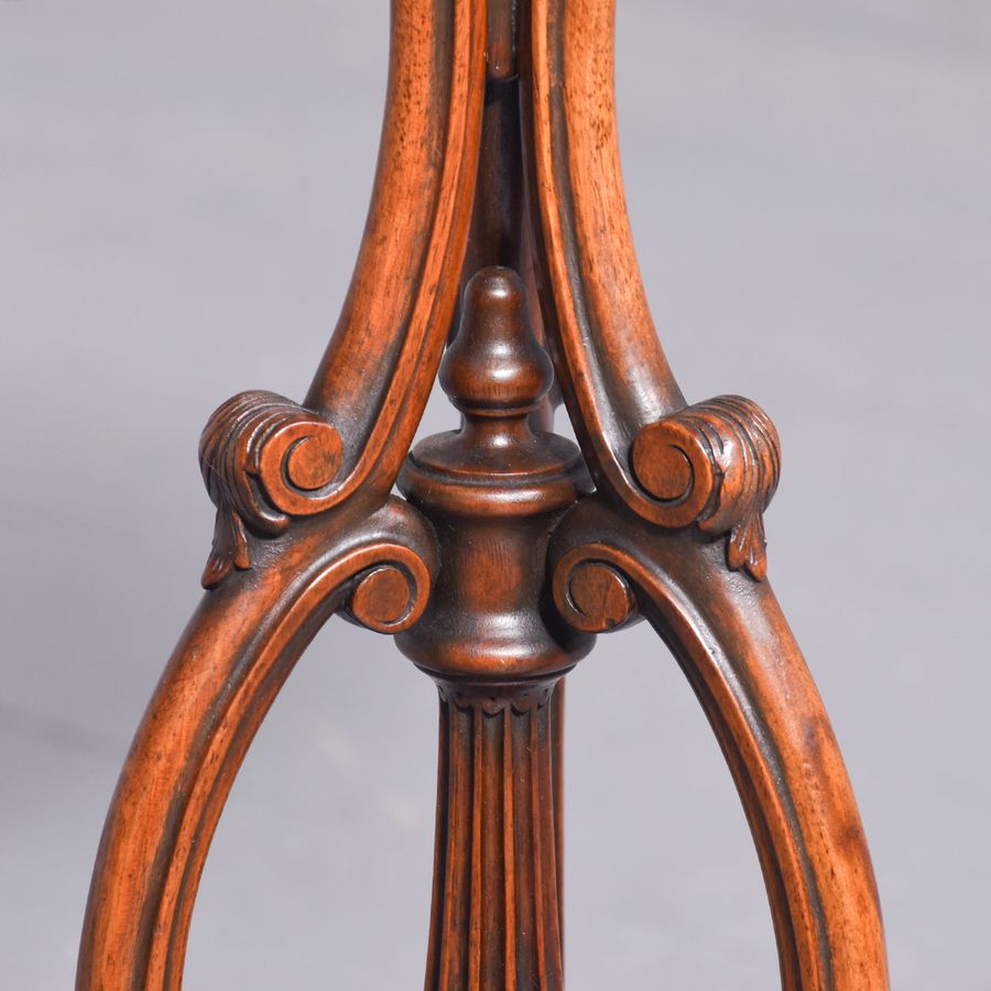 Antique Mid-Victorian Burr Walnut Occasional Table