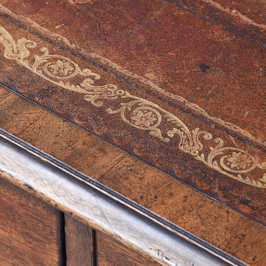 Antique George III Style Mahogany Library Table