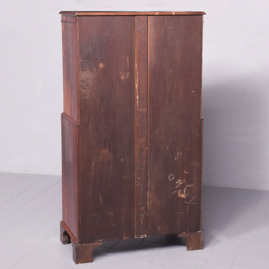 Antique Georgian-Style Mahogany Tallboy of The Edwardian Period