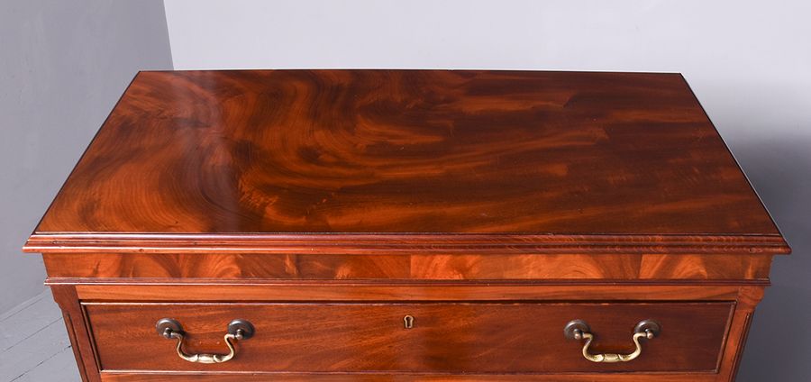 Antique Georgian-Style Mahogany Tallboy of The Edwardian Period