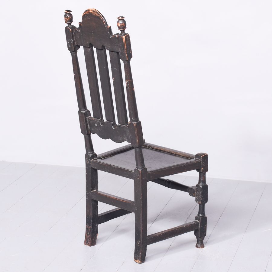 Antique Charles II High Back Chair