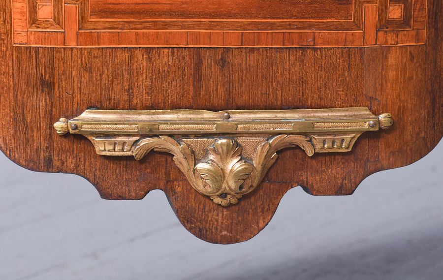 Antique  Early 19th Century French Inlaid Rosewood Two Drawer Commode of Desirable Proportions