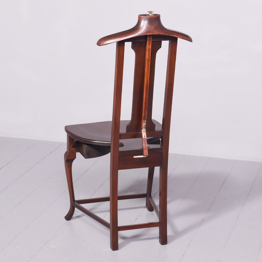 Antique Rare Patented Valet Chair