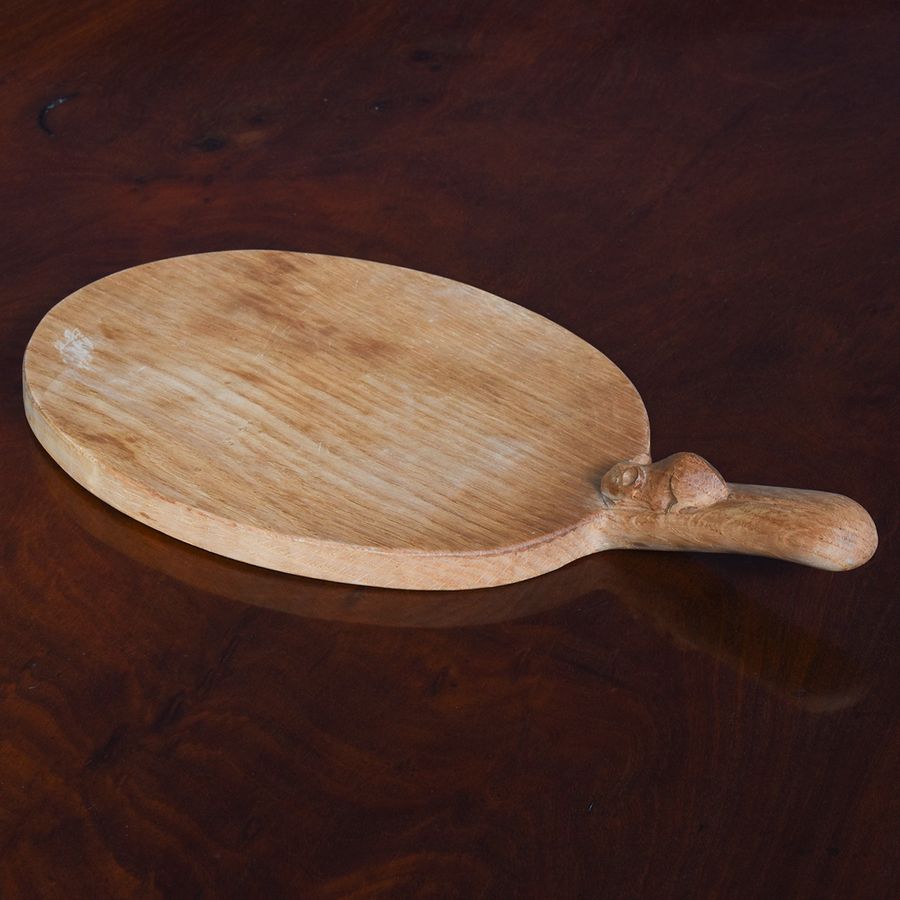 Antique Cheeseboard with Handel by Robert Mouseman