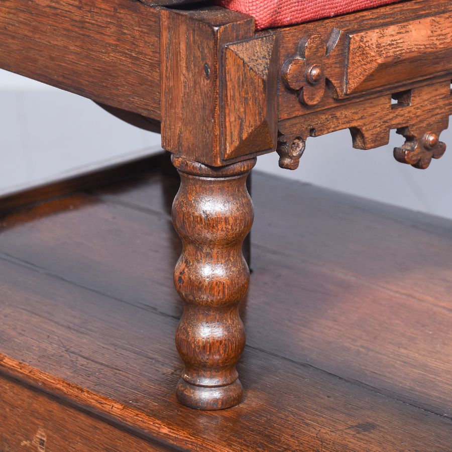 Antique Carved Victorian Child’s Highchair