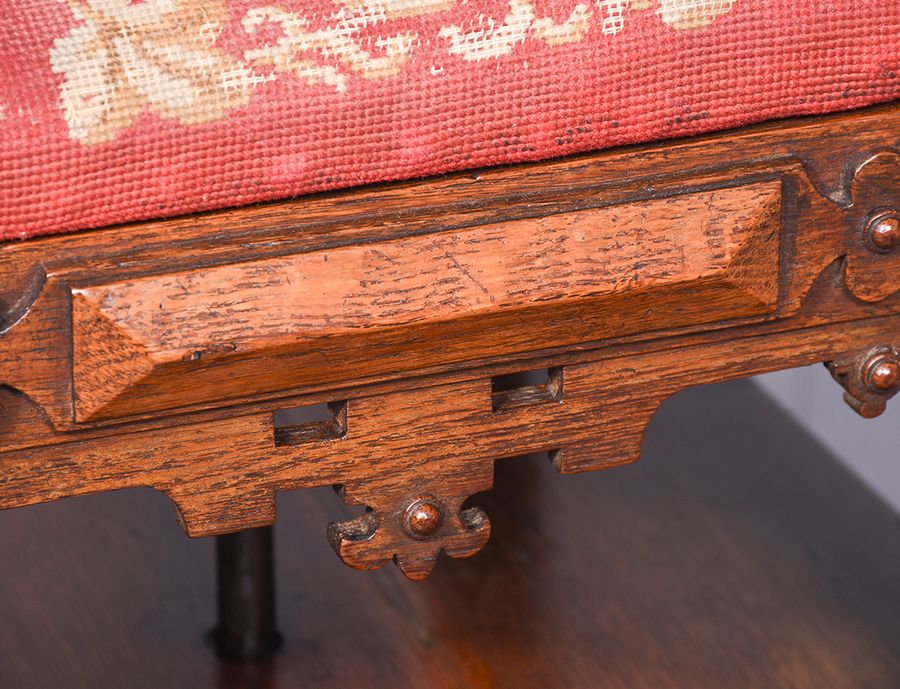 Antique Carved Victorian Child’s Highchair