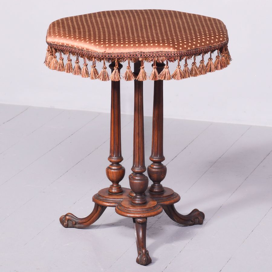 Victorian Upholstered Occasional Table