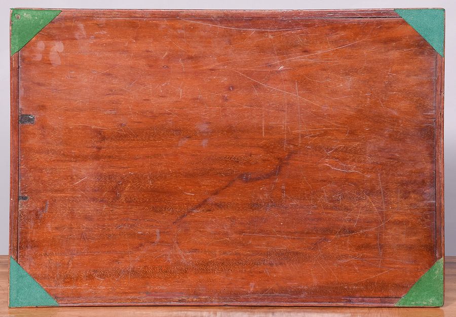 Antique Mahogany and Inlaid Tray