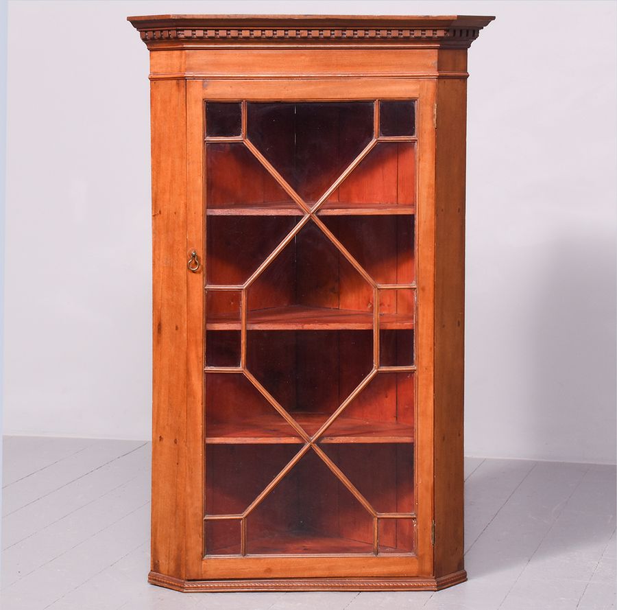 Large Georgian Style Corner Cabinet