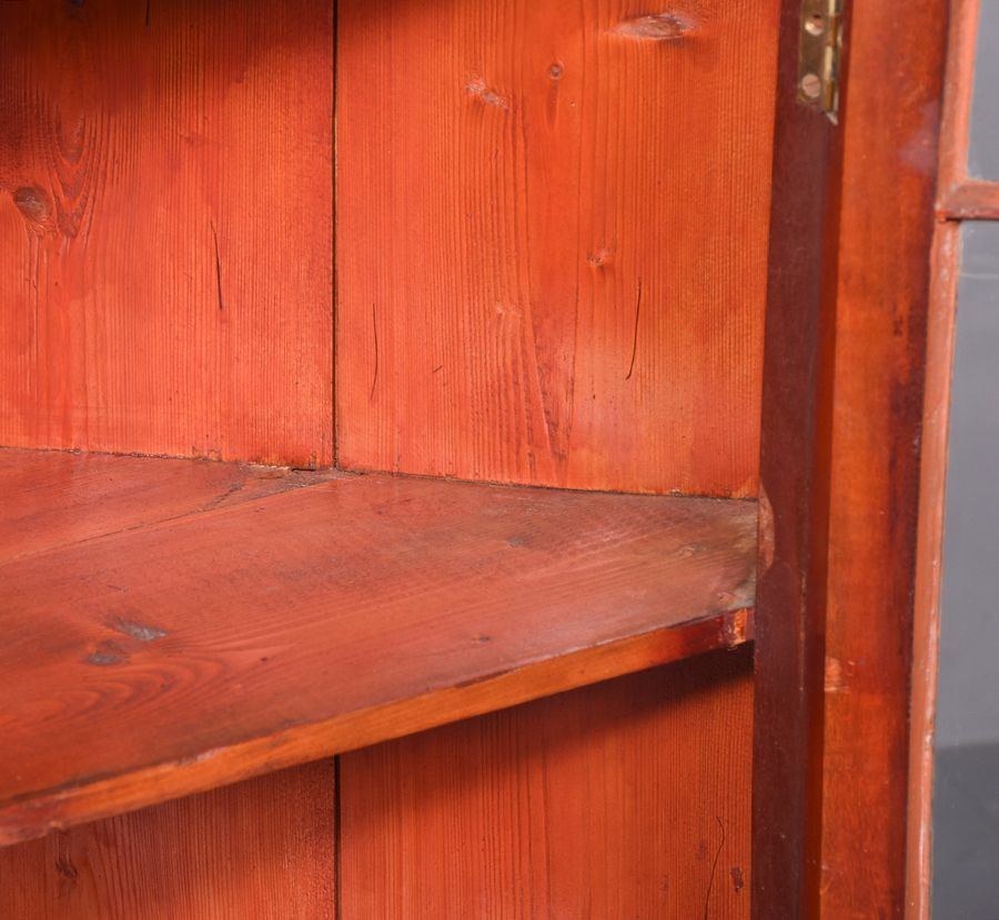 Antique Large Georgian Style Corner Cabinet