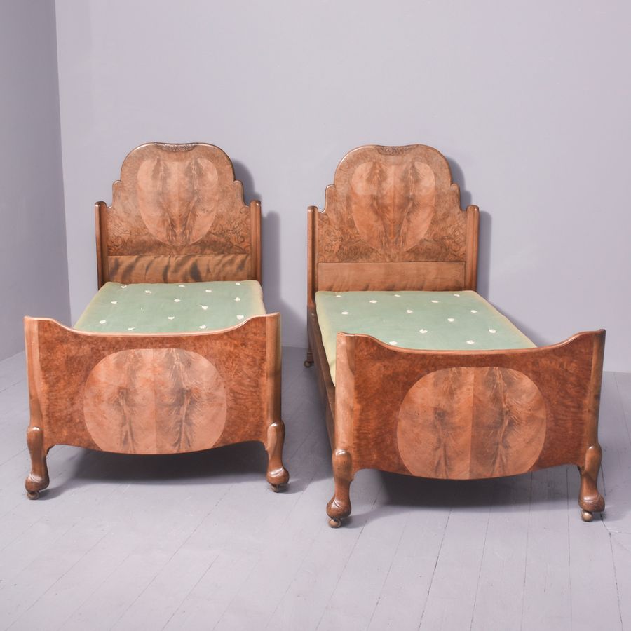 Pair of Sir Robert Lorimer Single Beds