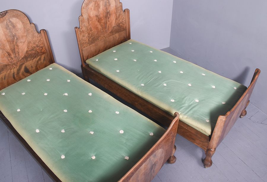 Antique Pair of Sir Robert Lorimer Single Beds