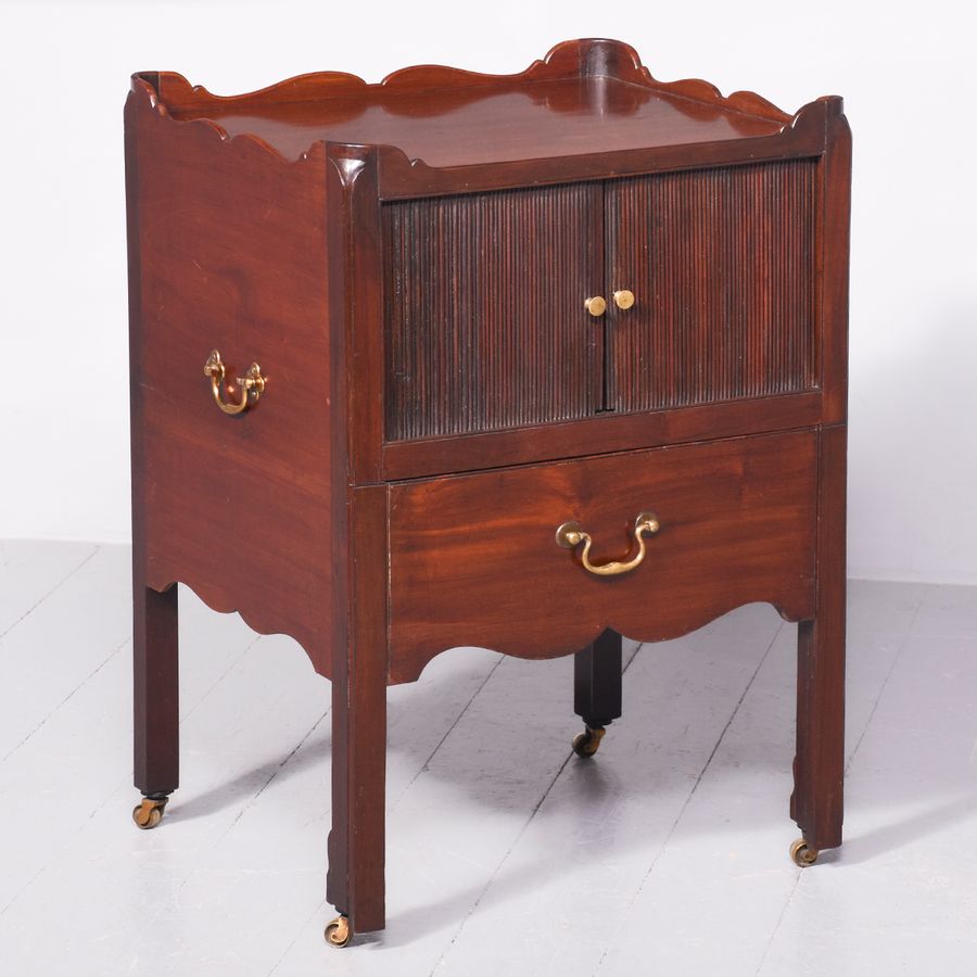 George III Mahogany Commode