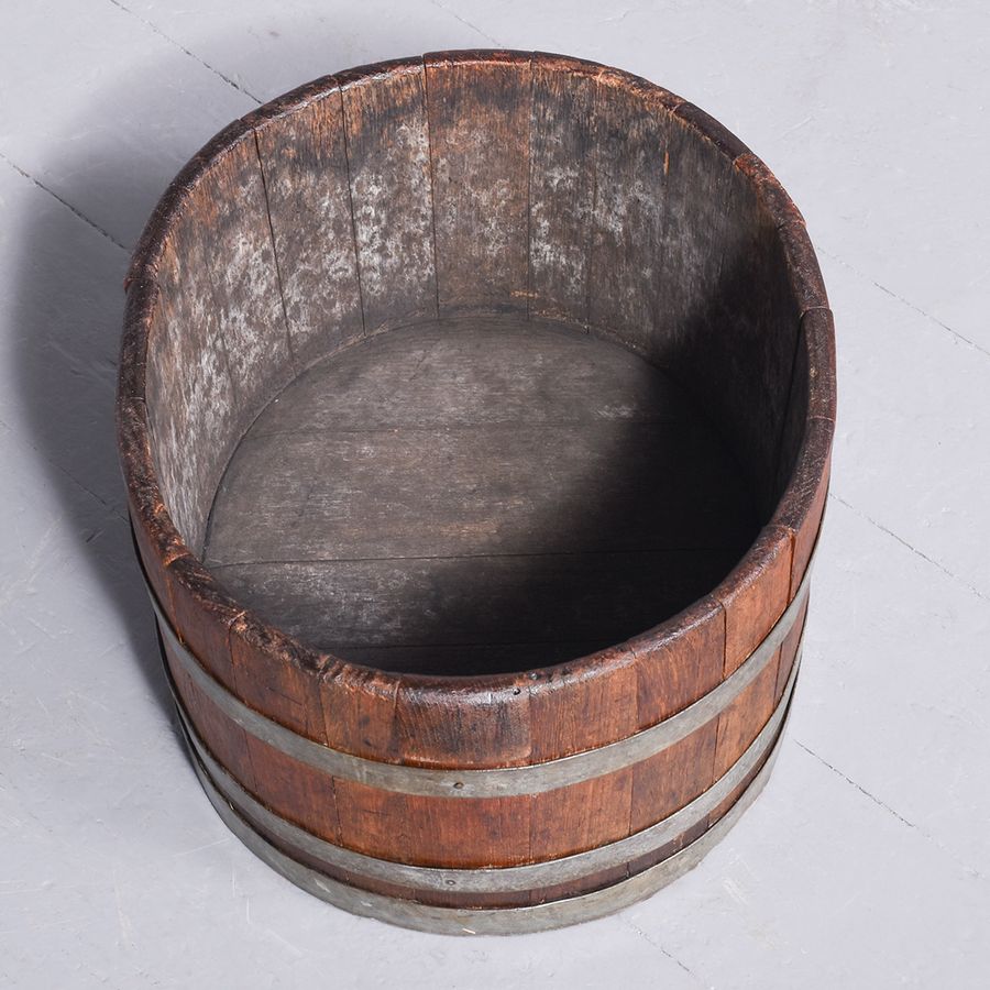 Antique A Low Staved Barrel