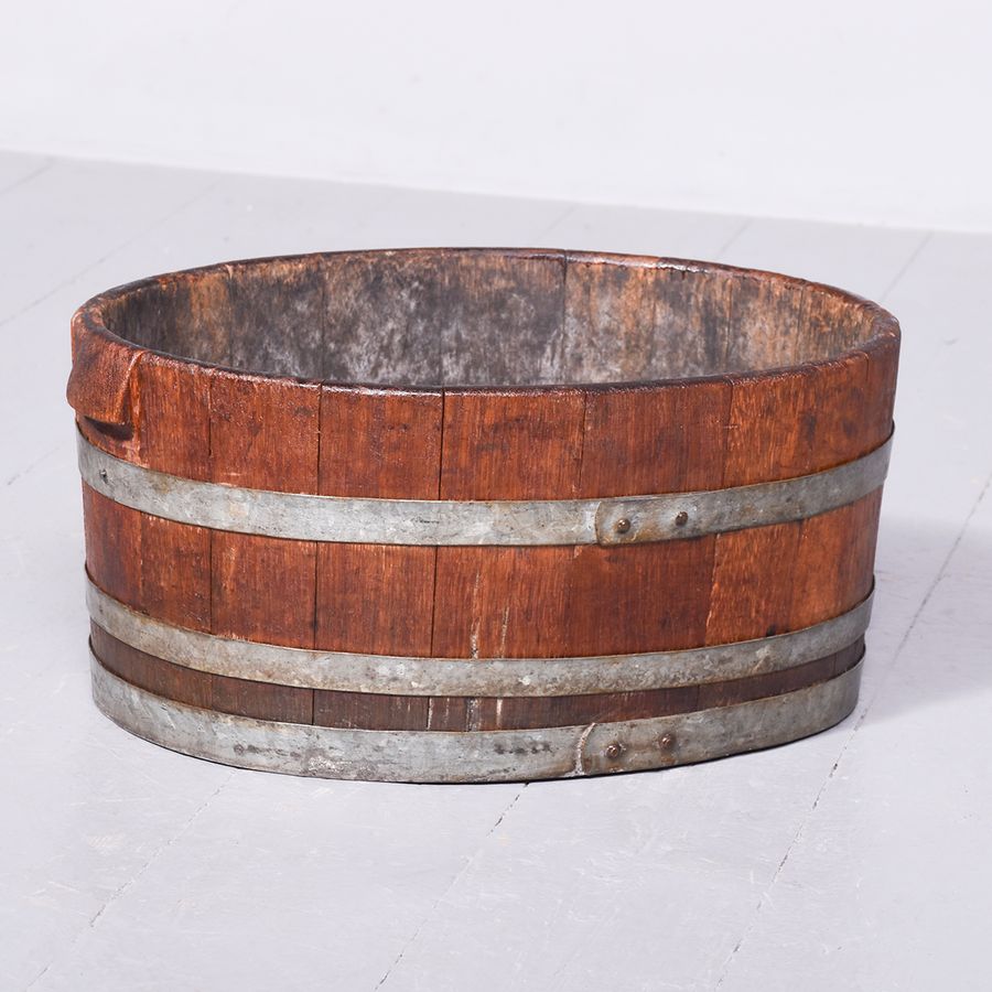 Antique A Low Staved Barrel