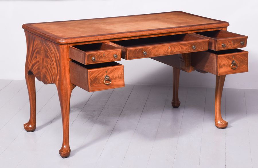 Antique Mahogany Desk by Whytock & Reid of Edinburgh