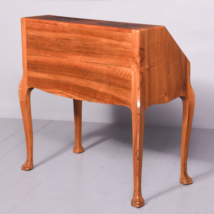 Antique Burr-Walnut Bureau by Whytock & Reid of Edinburgh