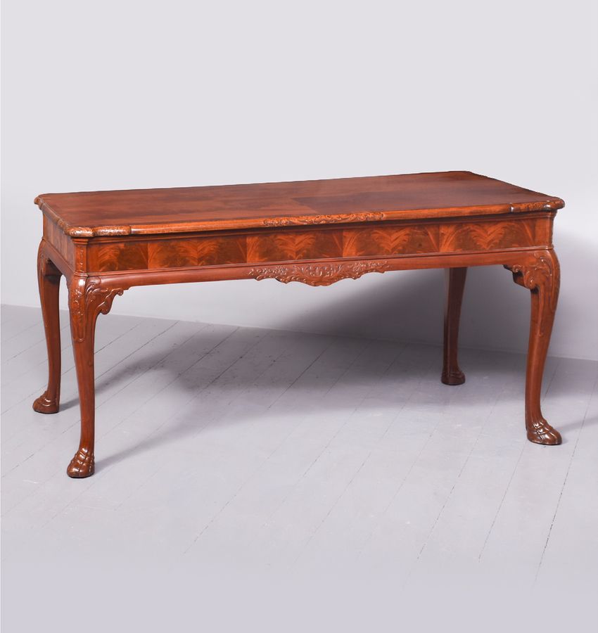 Antique Quality Library Table by Whytock & Reid of Edinburgh