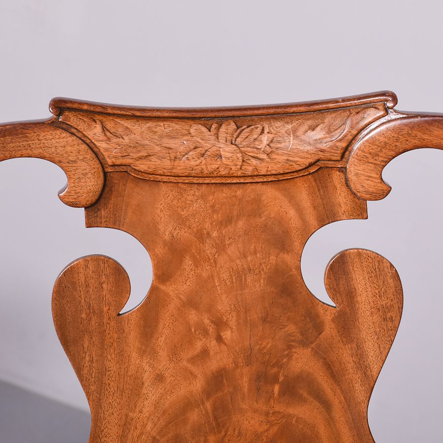 Antique A Quality Set of Carved Mahogany Chairs by Whytock & Reid of Edinburgh