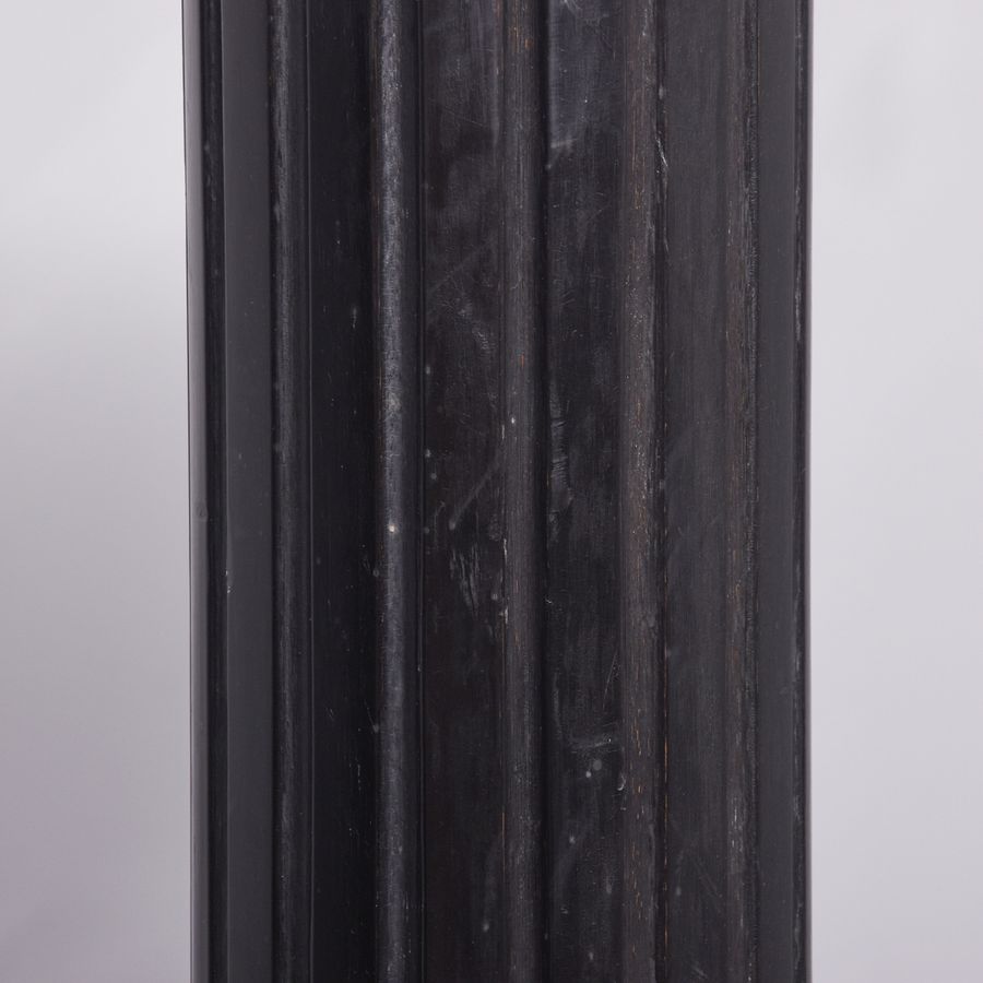 Antique Pair of Ebonised Torcheres