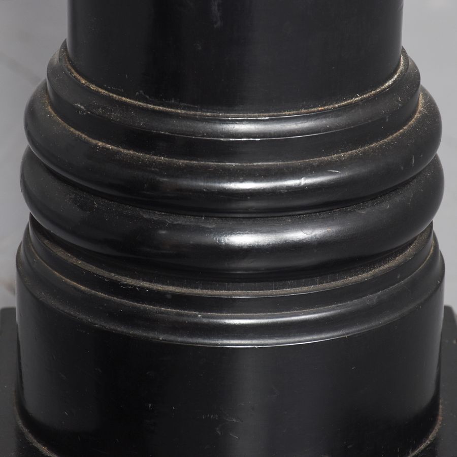 Antique Pair of Ebonised Torcheres