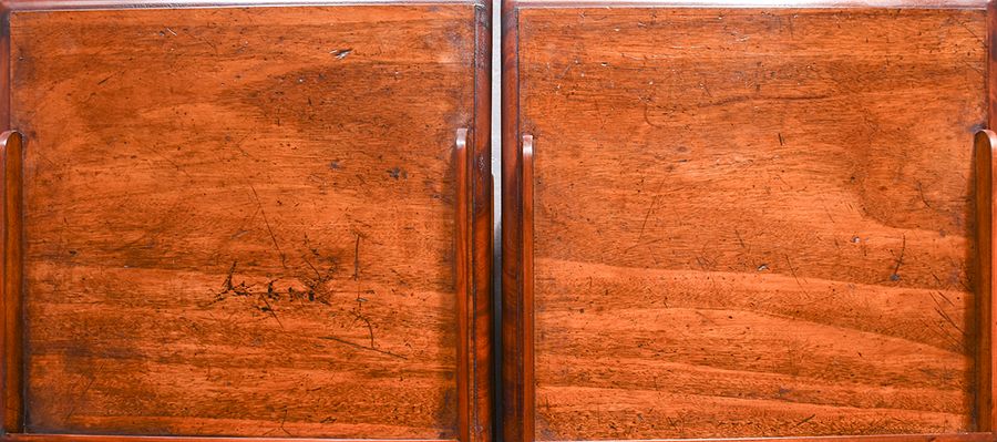 Antique Pair of Victorian Small Mahogany Chest of Drawers/Bedside Lockers