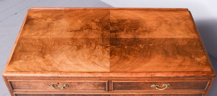 Antique Walnut Chest by Whytock & Reid of Edinburgh