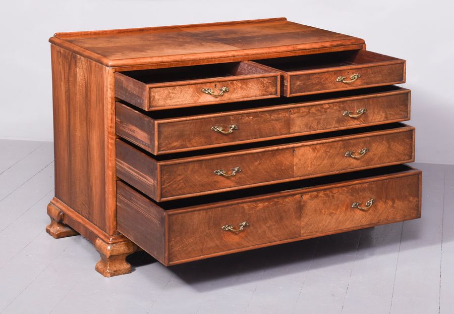 Antique Walnut Chest by Whytock & Reid of Edinburgh