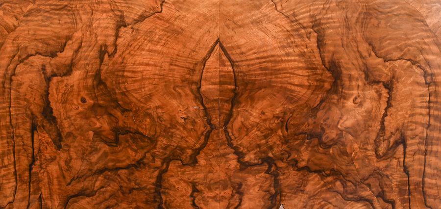 Antique Pair of Burr Walnut Cabinets by Whytock & Reid of Edinburgh