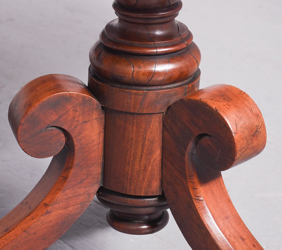 Antique Neat Sized Scottish Mahogany Library Table