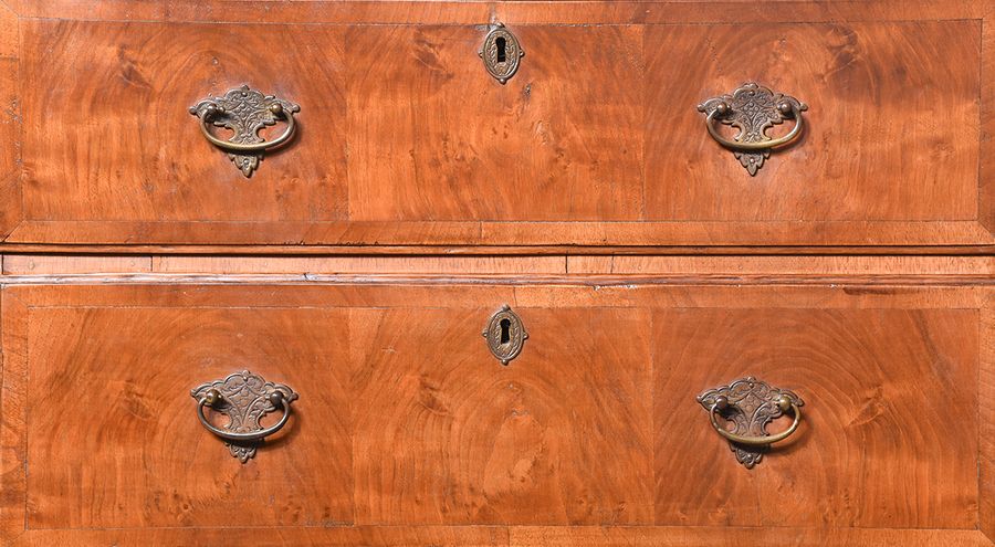 Antique George II Style Walnut Chest on Stand