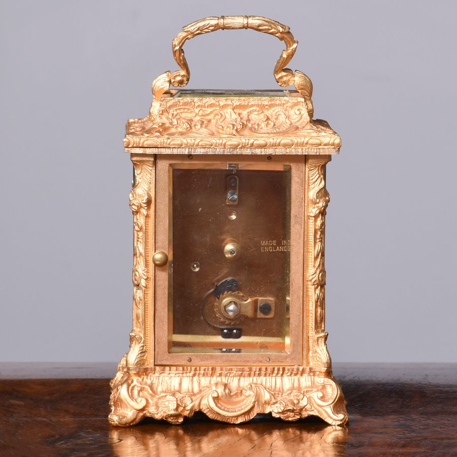 Antique English Brass Carriage Clock by ‘Rapport of London’