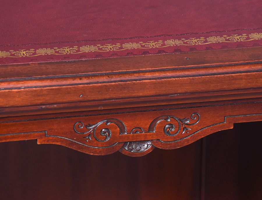 Antique Victorian Mahogany Desk by Holland and Sons of London