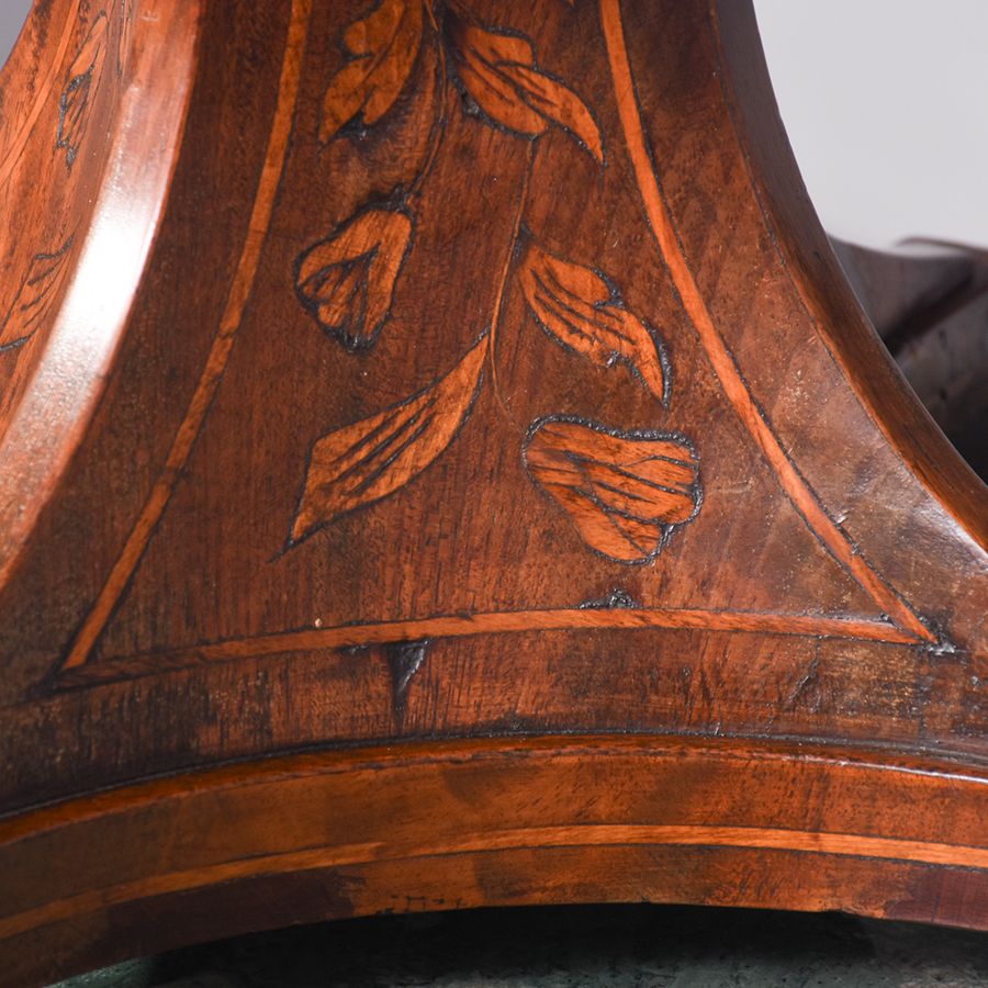 Antique Unusual Miniature Dutch Walnut Circular Breakfast Table