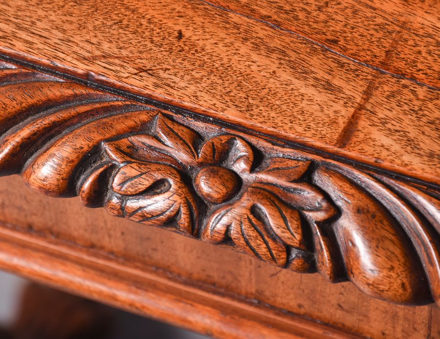 Antique Regency Mahogany Work Table or Side Table 