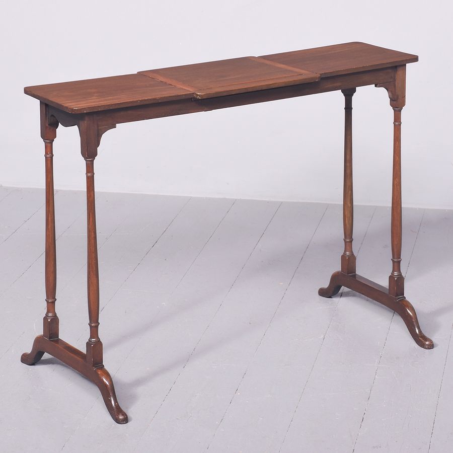 Unusual Georgian Style Mahogany Music Stand