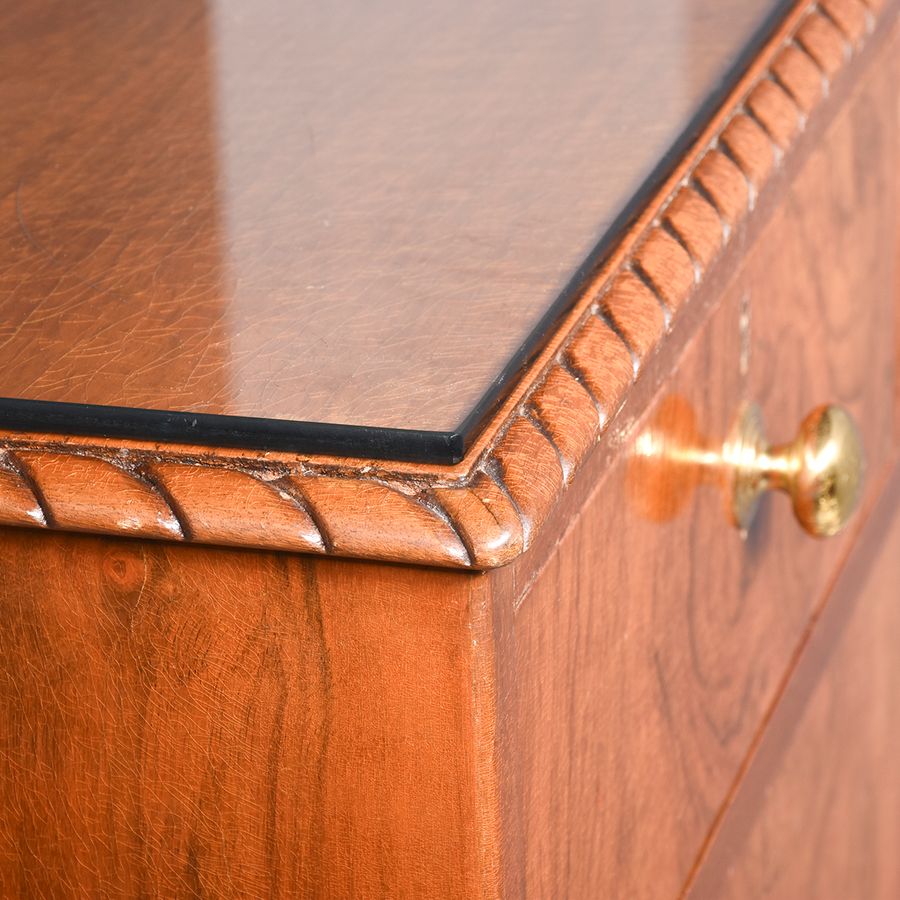 Antique Scottish Burr Walnut Chest of Drawers