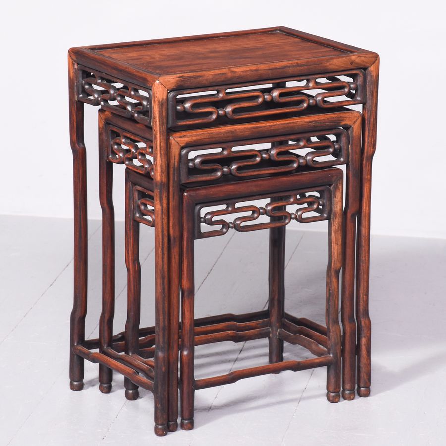 Nest of Three Huanghuali Tables