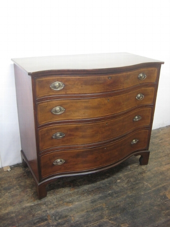 George III Serpentine Chest of Drawers