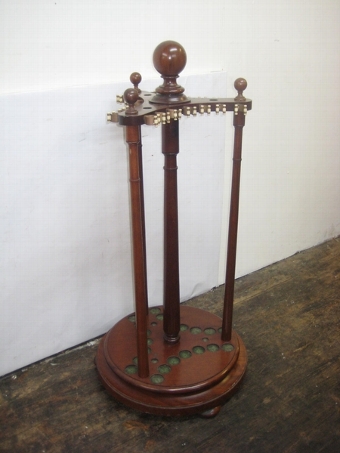 Victorian Snooker Cue Stand