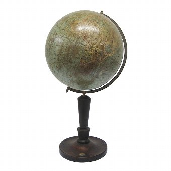 Papier Mache and Painted Globe
