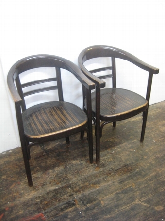 Pair of Bentwood Armchairs
