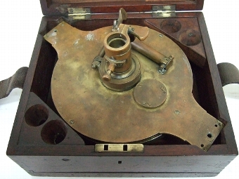 Antique Scottish Sighting Compass