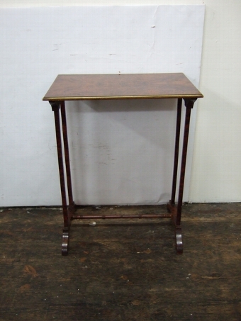 Antique Regency Amboyna Occasional Table