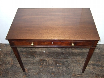 Antique George III Mahogany Side Table