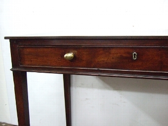 Antique George III Mahogany Side Table