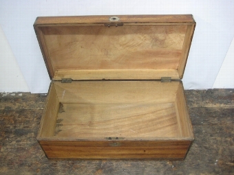 Antique Victorian Brass Bound Camphor Wood Trunk