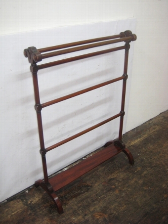 Victorian Mahogany Towel Rail
